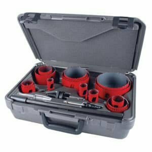 Morse 177870 industrial Hole Saw Kit, 19 pc, Bi-Metal MHS06I